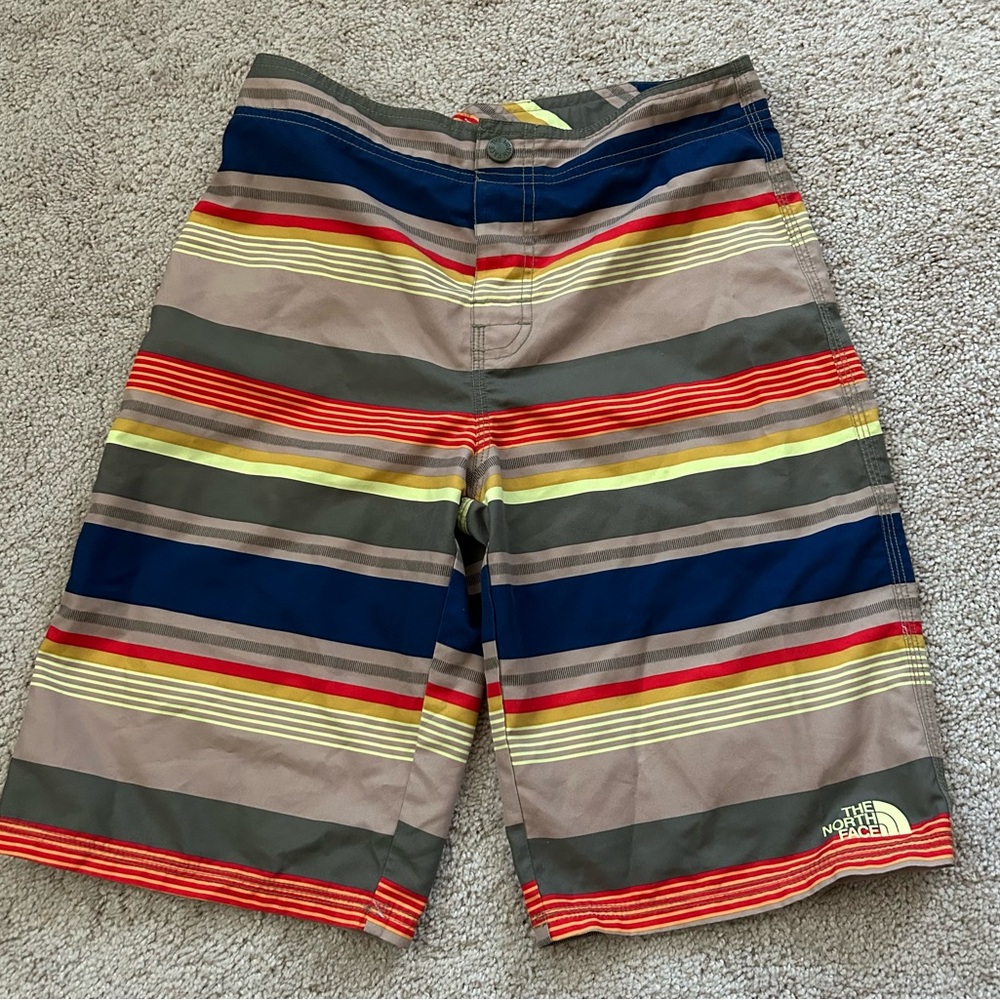 The North Face Boys Colorful Striped Board Shorts